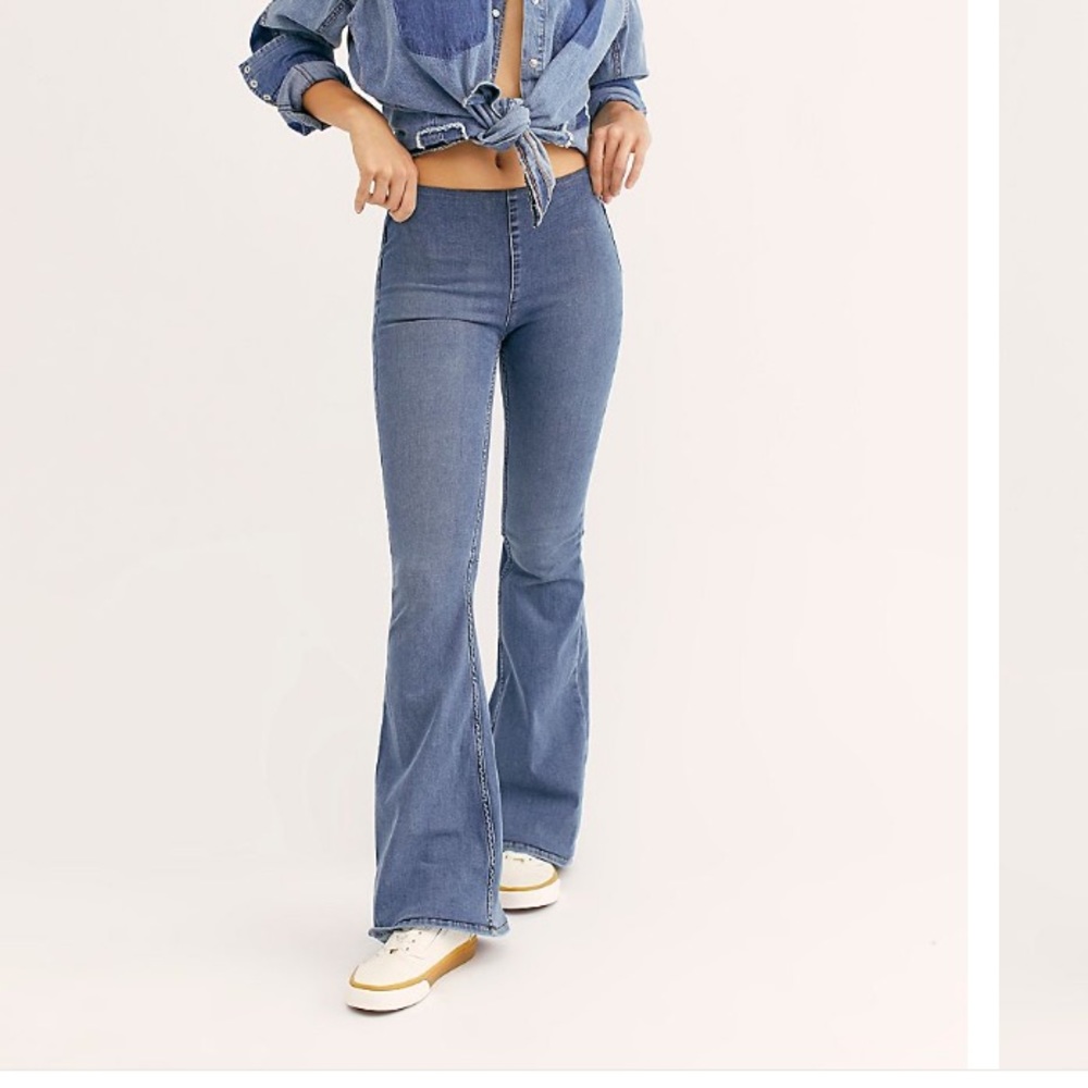 Free People Penny Pull On Flare Jean